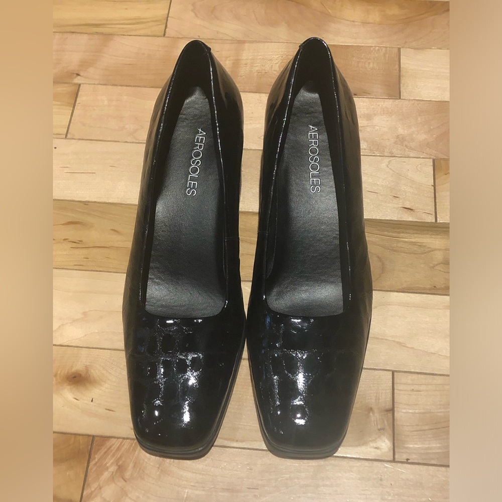 Aerosoles Black Pump Women's Shoes